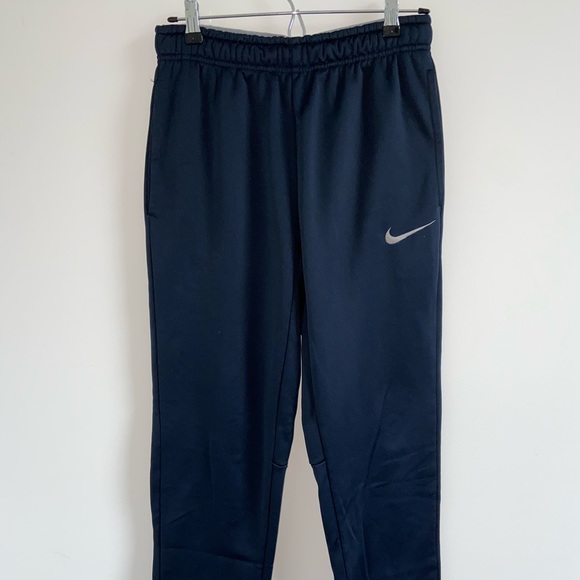 Nike Pants Navy Blue Nike Fleece Sweatpants Poshmark